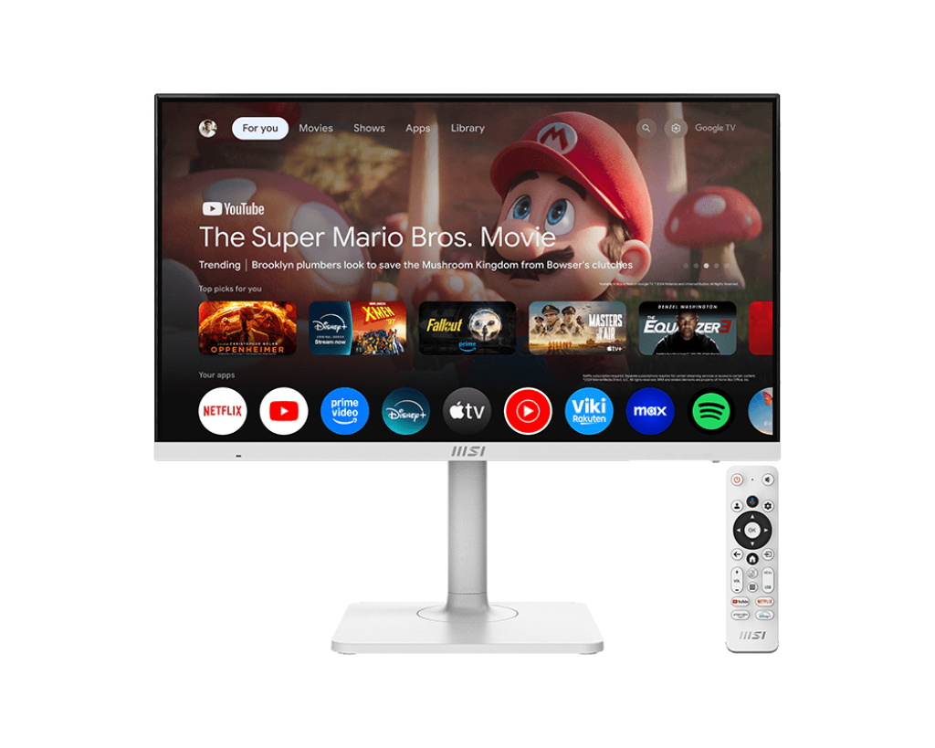 MSI Modern MD272UPSW 27" UHD SMART monitor, fehér